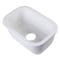 Alfi Brand Small Rectangular Fireclay Undermount or Drop In Prep / Bar Sink AB1218 - alternate 3